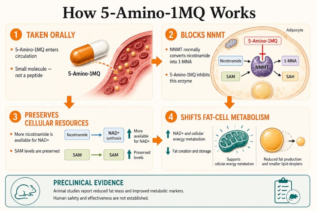 5-Amino-1MQ molecule